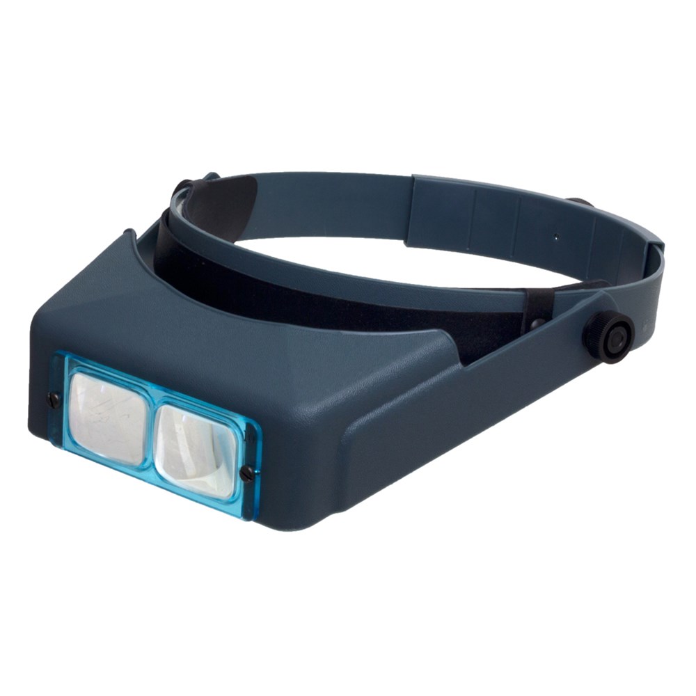 Optivisor Lens Head Magnifier Glasses Magnifying Visor Glass Headband 4 Lenses, Size: 2XL