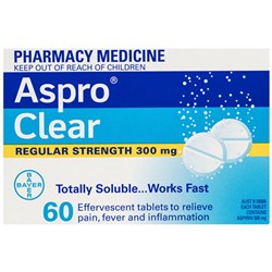 Aspro Clear Pack of 60 SM