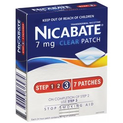 Nicabate Patches Clear 7mg P7