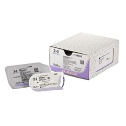 Sutures Vicryl 6/0 2xTG100-6 6.5mm 1/4 MP Spat 45cm Violet