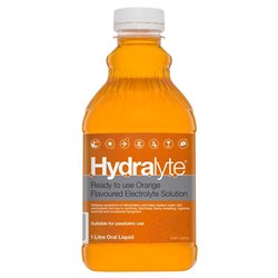 Hydralyte Electrolyte Solution Orange 1 Lt