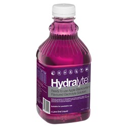 Hydralyte Electrolyte Solution Apple/Black Currant 1 Lt