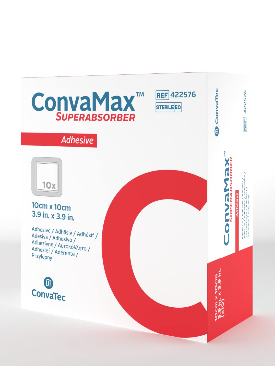 Convamax Superabsorber Adhesive 10 X 10cm Absorbent Dressings Sss Australia Sss Australia 1597