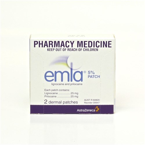 Emla Topical Patch Pack of 2 SM