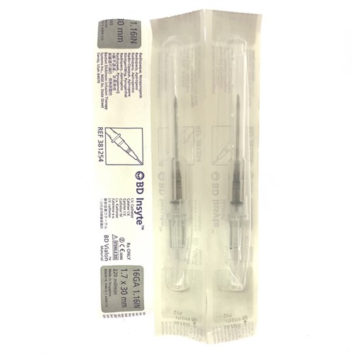 Insyte Cannula B.D. 16G x 30mm (1.16in)