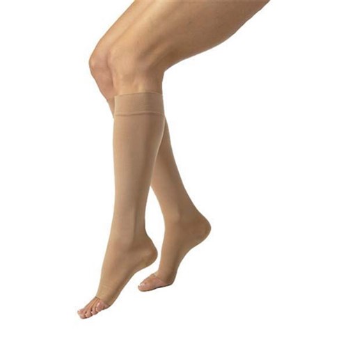 Jobst Relief Knee High Open Toe 20-30mmHg Large FC Beige